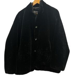 Zara faux fur coat